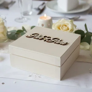 Wedding box for wedding rings Mr. and Mrs