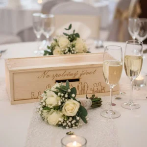 Drevený svadobný obal 2