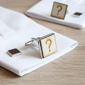 Square cufflinks with a custom picture 4 2