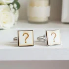 Maßangefertigte quadratische Manschetten mit Bild 4