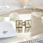 Cuffs for wedding square picture tailor-made