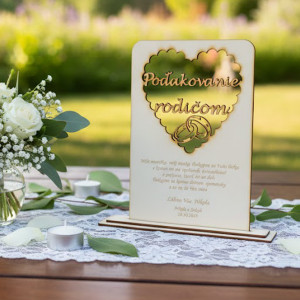 Wooden wedding thank you to parents 2