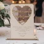 Drevené svadobné poďakovanie rodičom