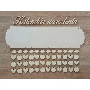 Familienkalender lasergraviert 2