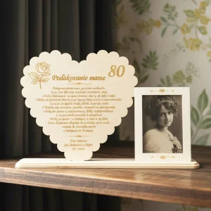 Stand heart as a thank you mom 33cm