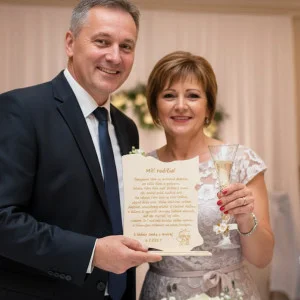 Danksagung an die Eltern im Format eines Briefes 24,5x25 cm 2