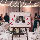 Wedding wooden sign 30x22cm for a photo