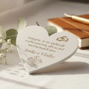 Wedding Magnets measuring 9x9cm raised their son 