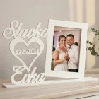 Fotorámik s menami a dátumom