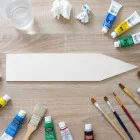 Svadobná tabuľka šípka bez dierok