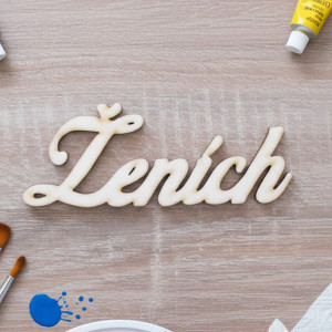 Hölzernes Hochzeitsschild Bräutigam 77x205mm 2