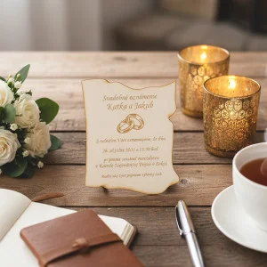 Wedding announcement card 100x115mm 2