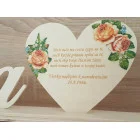 Stojan s krstným menom a srdiečkom