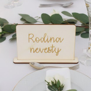 Table for the bride's family