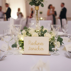 Table for the groom's family 2