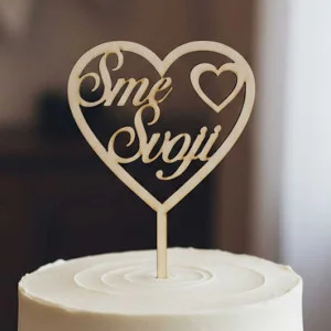 Drevený zápich sme svoji v srdiečku