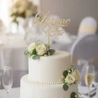 Wooden stake We love You width 20cm