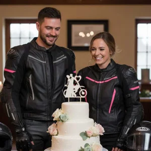 Wooden peg newlyweds 2