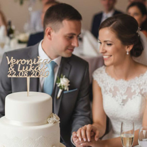 Wooden wedding sign width 20cm 2