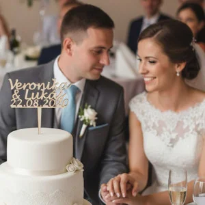 Wooden wedding sign width 20cm 2