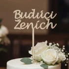 Drevený zapich budúci ženích