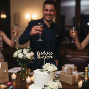 Drevený zapich budúci ženích 2