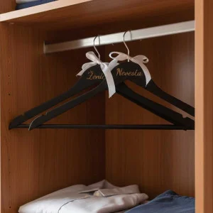 Wooden wedding coat racks 2pcs BLACK 2