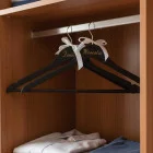 Wooden wedding coat racks 2pcs BLACK