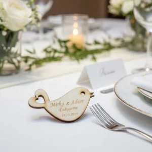 Wedding magnets dove 78x46x3mm 2