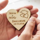 Wedding magnets forever 55x55x3mm