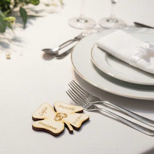 Wedding magnets clover 60x50x3mm 2