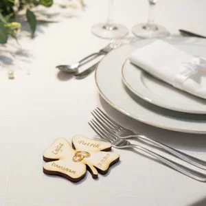 Wedding magnets clover 60x50x3mm 2