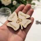 Wedding magnets clover 60x50x3mm