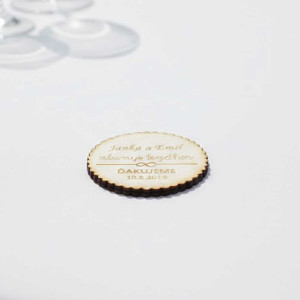 Wedding magnets infinity 55x55x3mm 2