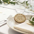 Hochzeitsmagnete geriffelter Kreis 55x55x3mm