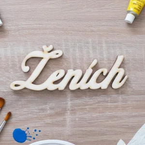 Drevený nápis Ženích 77x205mm 2