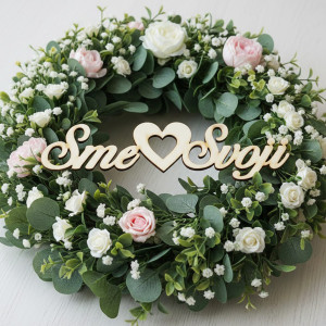 Wooden sign-We belong 178x50x3mm