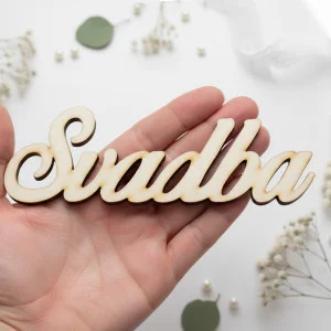 Nápis svadba 50x145mm 2