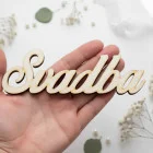 Nápis svadba 50x145mm