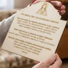 Tri modlitby za rodinu - tabuľka 21x21cm