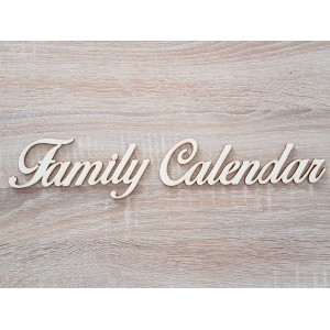 Aufschrift "Familienkalender" mit abgerundeten Ecken für den Familienkalender (357)