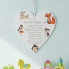 Tabuľka 17cm-Pravidlá detskej izby zvieratká