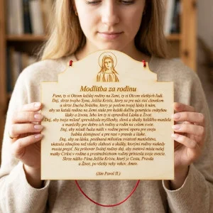 Prayer for the Family - board 23x21cm