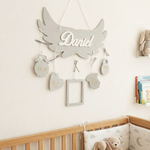 Name with wings and birth details 2