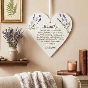 A table on the door decorated with 17cm for Mom 2