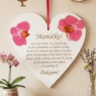 Tabelle an der Tür dekoriert mit 17cm Mama 