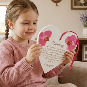 Tabelle an der Tür dekoriert mit 17cm Mama  2