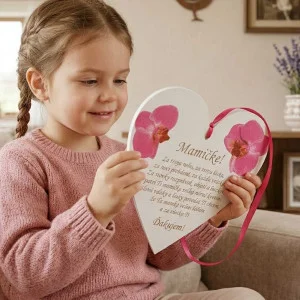 Tabuľka na dvere ozdobená 17cm Mamička  2