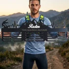 Medaillenaufhänger aus Holz, 80 cm, Motiv: Berg + Gemälde + Name