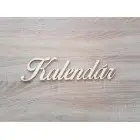 Schriftzug "Kalender" mit verbrannten Rändern für den Familienkalender